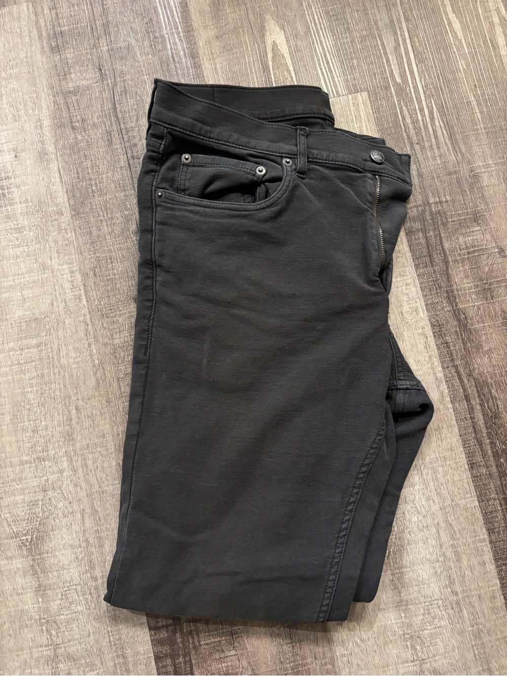Faherty Men's Black Slim Fit Jeans